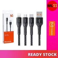 MCDODO USB Data Cable 3A QC4.0 Super Fast Quick Charging CA-2710 CA-2281 CA-2700