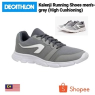 DECATHLON Men's Kalenji Running Shoes- grey (High Cushioning)