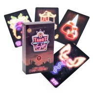 12 * 7cm Neon Light Tarot Board Game Card Game English Board Game Divination Tarot Tarot Tarot Card 