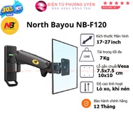 SKU272 - Wall-mounted computer monitor Arm NB-F120, F150, F425, 17-32 inch, 360 degree monitor mount