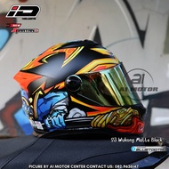 หมวกกันน็อคเต็มใบ ID Helmet รุ่น SPARTAN-BT มีหลุมรองรับการติดตั้งบูลทูธ ผลิตตามมาตรฐาน มอก หมวกกันน