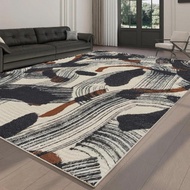 Area Rug Living Room Carpet Non-Slip easy-to-clean Soft Low Pile Bedroom Coffee Table Mat Modern Hom