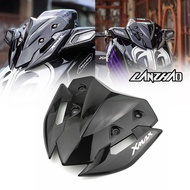 For YAMAHA XMAX 300 v2 2023-2024 Motorcycle Black Visor Windshield Air Spoiler Deflector