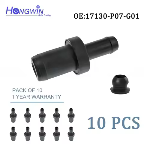 10PCS 17130-P07-G01 Car PCV Valve For Honda CR-X Civic Ferio HR-V Edix Domani D17A, B16A2, D12B1, D1