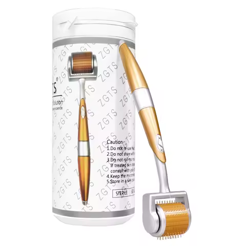 Derma Roller ZGTS 540 Needles Microneedle Roller Face Body for Home Use Microdermabrasion Face Rolle