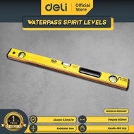Deli Waterpass Spirit Levels / Alat Ukur Sudut Kemiringan Waterpas Fungsi 3 in 1 Bahan ABS EDL290X00