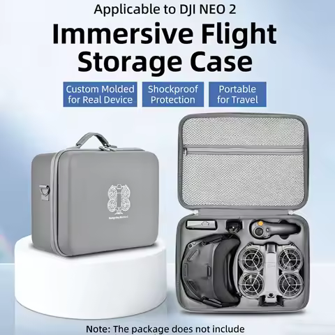 For DJI Neo 2 Motion Fly More Combo Portable Travel Case Dustproof Shoulder Bag NEO 2 Drone Shock-Ab
