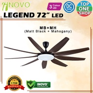 INOVO LEGEND 72 LED 9 Blades DC Motor 8 + 8 F/R Speed Ceiling Fan