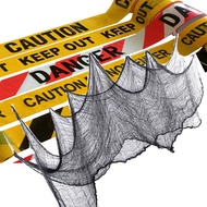 🎃 Halloween Caution NON-STICKY Tape – Mix Any 5 Designs | DO NOT ENTER, DANGER, CAUTION | 10 Yards