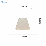 Handmade Linen Fabric Lampshade E27 Soft Light Shade for Table Floor Bedside Lamps 22 to 34cm