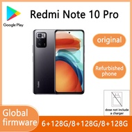 Re-furbished Phone Xiaomi Redmi Note 10 Pro 5G Global ROM NFC 128GB/256GB Smartphone Dimensity 1100