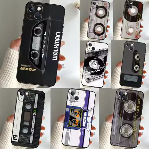 Retro Cassette Tape Cover For OnePlus Nord CE 4 2 3 Lite N10 N20 N30 OnePlus 13 12 11 10 Pro 12R 13R