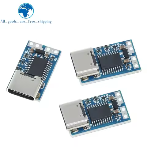 PDC004-PD PD Decoy Module TZT USB-C PD 9V 12V 15V 20V DC Fixed Voltage Power Trigger Module 5A Type-