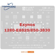 Amao SAM16 Exynos 1280 E8825 850 3830 CPU SPU13P SPU14P SM5714 77098B BGA Reballing Stencil for A33/