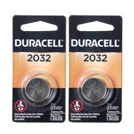 2X Duracell DL2032 3V Lithium Coin Cell Battery CR2332, BR2332, DL2032, SB-T15, 2032, EA2032C, ECR20