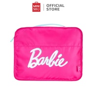 MINISO X BARBIE SUN SHINE SET TIGA POTONG PERJALANAN TAS KOSMETIK WASHBAG TRAVEL BAG