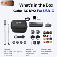 Godox Microphone Cube-S / Cube-SC Kit2 - Wireless 2.4GHz สำหรับ Smartphone Tablet - ประกันศูนย์ Godo