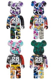 限量預訂BEARBRICK BAPE(R) CAMO
28TH ANNIVERSARY MULTI 400％set