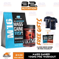 Mass Gainer M16 5.4kg + Viking Preworkout