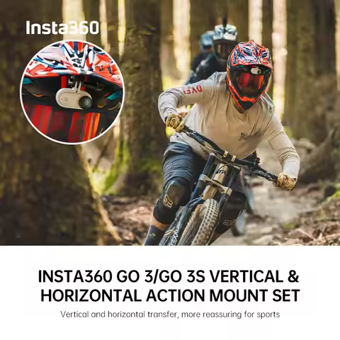 Insta360 GO 3/GO 3S Vertical & Horizontal Action Mount Set Original Accessories For Insta 360 GO3\Go
