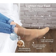 ®AULORA Soft Beige Socks for blood circulation WITH KODENSHI FIBRE