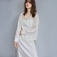 DME | ชุดกระโปรงเอไลน์และเสื้อคอจีบแบบเชือกผูก ใส่สบายไม่อึดอัด