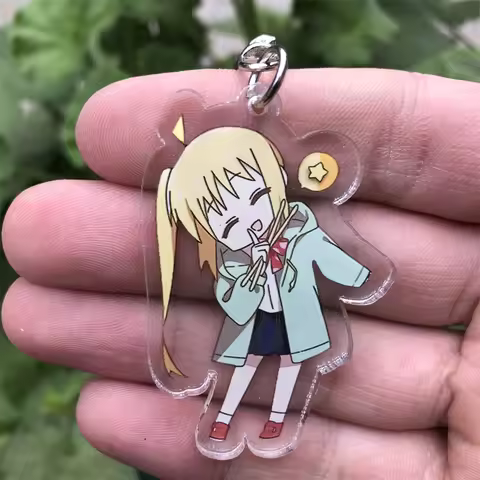 Bocchi the Rock! Anime Keychain, Cute Q Style Acrylic Charms, Guitar Girls Keyring for Fans Gift