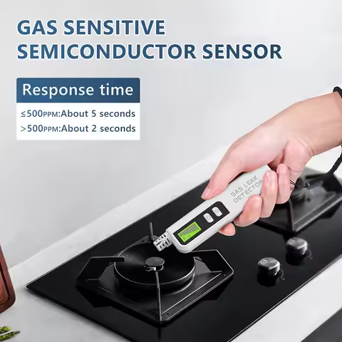 Natural Gas Leak Detector 50–1000 Parts Per Million Combustible Gas Detector Methane Leak Detector
