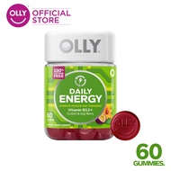 OLLY Daily Energy Gummy Supplements (60 Count) with B12, Caffeine-Free, Chewable Supplement (EXP: 11