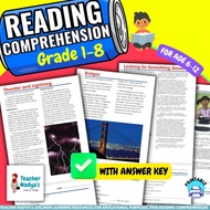 [ Printable / PDF ] Reading Comprehension For Primary Year 1-6  | TN18 | English Worksheets | Answer