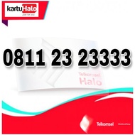 KARTU HALO 11 DIGIT 0811 23 23333 ~NOMOR CANTIK TELKOMSEL KWARTET 3333