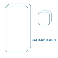 Vivo x200pro mini 4in 1 Phim kính cường lực cho Vivo x200pro Mini promini x200promini 5g 2024 vỏ bảo