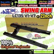 SDC Swing Arm +2 Inch LC135 V1 V2 V3 V4 V5 V6 V7 LC Rear Arm +2inci Standard Cutting 100% Original S