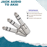 penyambung amplifier mixer sound jack audio sambungan akai to 3.5 mm