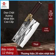 Dao Đầu Rồng Thái & Chặt Dùng Cho Nhà Bếp Cao Cấp Nhật Bản Thết Kế Thép Không Gỉ Độ Cứng 3CR13