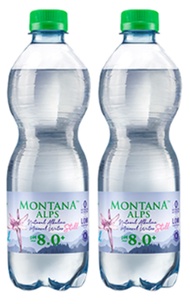 Montana Alps Naturally Alkaline Still Mineral Water - pH8 - (02 x 500ml Bottle) Sweden