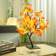 Upgraded Fairy Maple Tree Lamp LED Spirit Artificial Bonsai Tree Night Lights for Lighting Bedrooms Desktop Christmas PartyHGDU