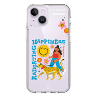 HI-SHIELD Stylish เคสใสกันกระแทก iPhone รุ่น Happy Smile2 [เคส iPhone16  iPhone15  iPhone 14]
