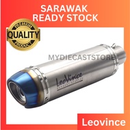 Leovince Exhaust Muffler 51mm Slip On Motorcycle Ekzos Motosikal Leo Vince R15 R25 Ninja 250 400 CBR
