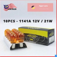 Foccus 1141A 12V21W BA15S AMBER 10pcs automotive light bulb reverse