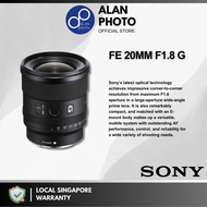 Sony FE 20mm F1.8 G Lens For Sony FE [SEL20F18G] | Sony Singapore Warranty