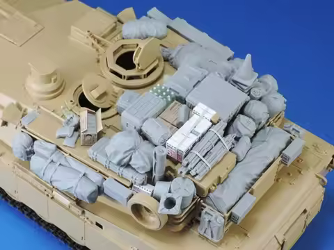 1/35 Scale Die-Cast Resin Model Assembled Kit M1A1/A2 Tank Stowage Set (No Tank) Unassembled and Unp