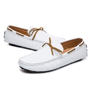 2025 Men's Leather Loafers Casual Cow Leather Doug Boat Driving Shoes Slip On Men Loafers leather sh