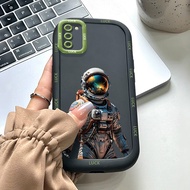 Samsung A02S A03S M02S F02S Silicon Case Astronaut HS0009