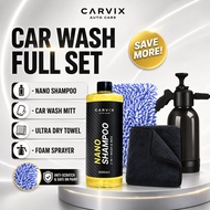 CARVIX | Car Wash Full Set Nano Car Shampoo Car Wash Shampoo Wash & Wax Snow Foam Sprayer