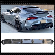 A90 MK5 Rear Roof Spoiler Real Carbon Fiber Rear Trunk Lip Spoiler For TOYOTA Supra GR A90 Coupe 201