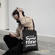 Sevine Bag Tas Wanita Bag Re Girl Quotes B Series Hitam - Tq7