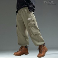 OWLLADE Cargo Jogger Pants for Kids Boy in Green B02 4T-2