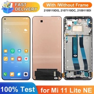 6.55" Screen for Mi 11 Lite NE Assembly for Xiaomi 11 Lite 5G NE 2109119DG 2107119DC Lcd Display Dig