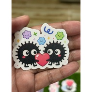 Character Stickers A4 10-14 characters With photo top